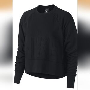 NIKE Dri-Fit Versa Crew Long Sleeve Size Small Black